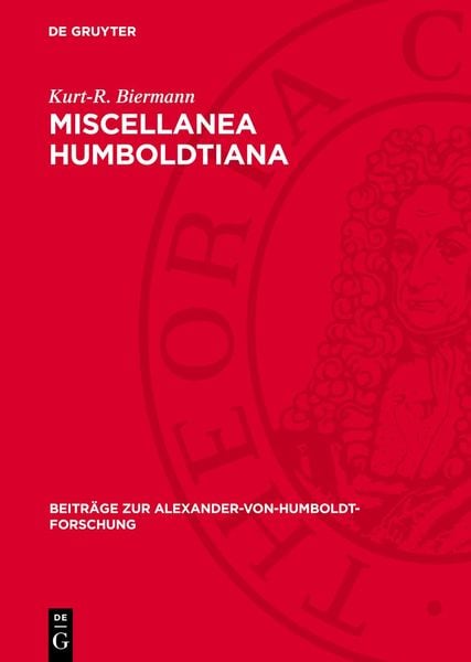 Produktbild: Miscellanea Humboldtiana
