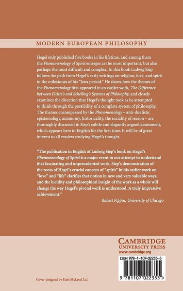 Produktbild: Hegel's Phenomenology of Spirit