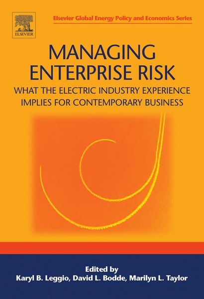 Produktbild: Managing Enterprise Risk: What the Electric Industry Experience Implies for Contemporary Business