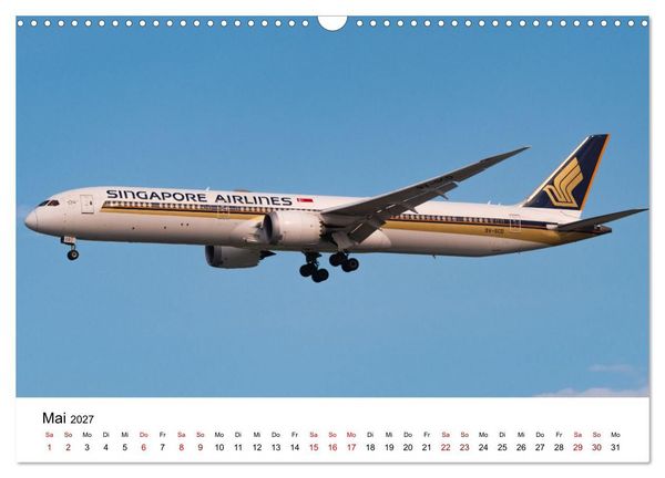 Produktbild: Boeing 787 Kalender (Wandkalender 2027 DIN A3 quer), CALVENDO Monatskalender