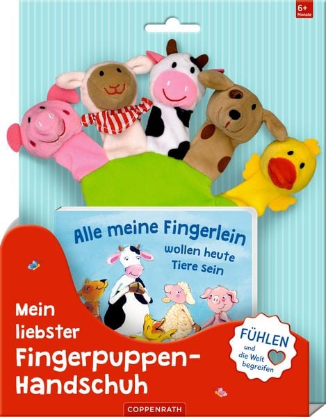 Produktbild: Mein liebster Fingerpuppen-Handschuh: Alle meine Fingerlein wollen heute Tiere sein