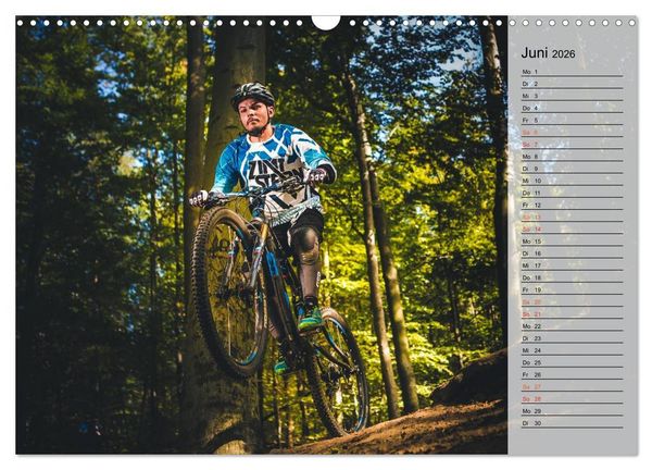 Produktbild: Mountainbike Action (Wandkalender 2026 DIN A3 quer), CALVENDO Monatskalender