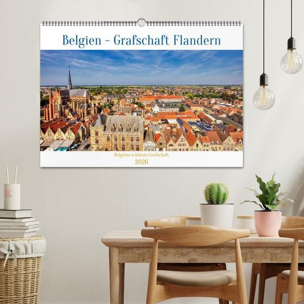 Produktbild: Belgien - Grafschaft Flandern (Wandkalender 2026 DIN A2 quer), CALVENDO Monatskalender