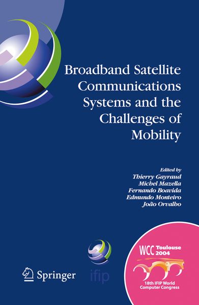 Produktbild: Broadband Satellite Communication Systems and the Challenges of Mobility