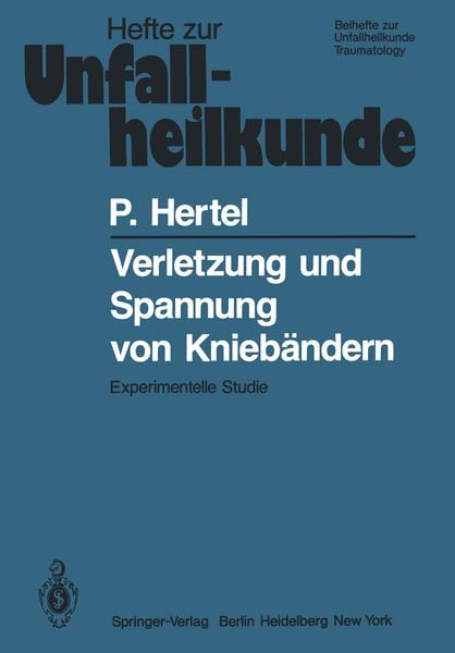 Produktbild: Verletzung und Spannung von Knieb&auml;ndern
