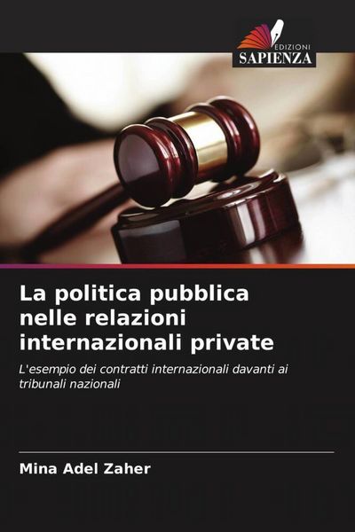 Produktbild: La politica pubblica nelle relazioni internazionali private