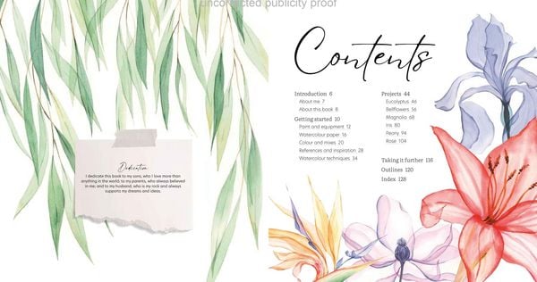 Produktbild: Aquarell trifft Bl&uuml;tenpoesie