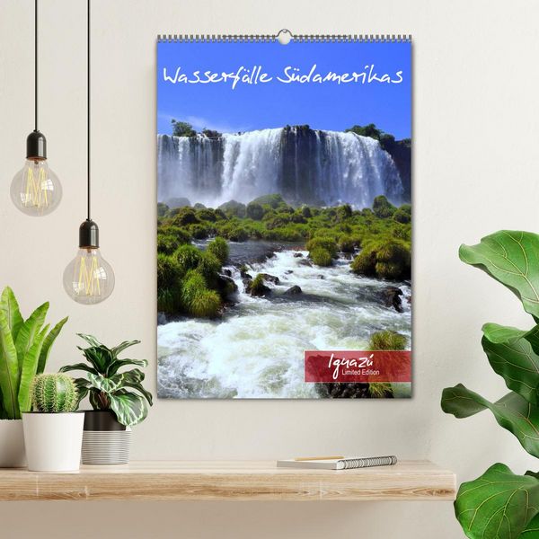 Produktbild: Wasserf&auml;lle S&uuml;damerikas - Iguazu Wasserf&auml;lle (Wandkalender 2026 DIN A2 hoch), CALVENDO Monatskalender