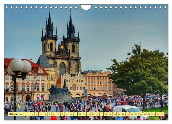 Produktbild: Prag. Du bist so sch&ouml;n (Wandkalender 2027 DIN A4 quer), CALVENDO Monatskalender