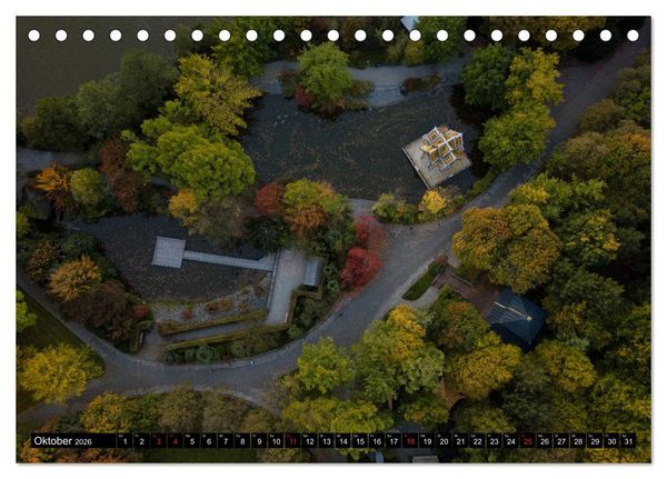Produktbild: Mein M&uuml;nchen aus der Luft (Tischkalender 2026 DIN A5 quer), CALVENDO Monatskalender