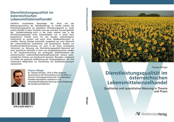 Produktbild: Dienstleistungsqualit&auml;t im &ouml;sterreichischen Lebensmitteleinzelhandel
