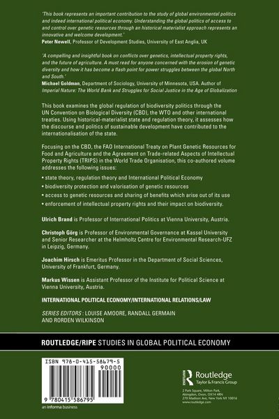 Produktbild: Conflicts in Environmental Regulation and the Internationalisation of the State