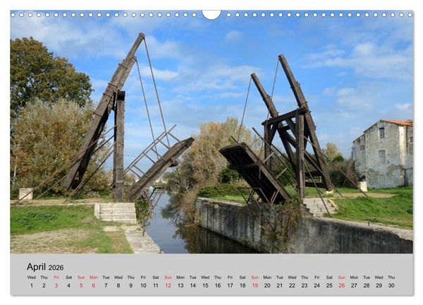 Produktbild: Historic Bridges of Provence (Wall Calendar 2026 DIN A3 landscape), CALVENDO 12 Month Wall Calendar