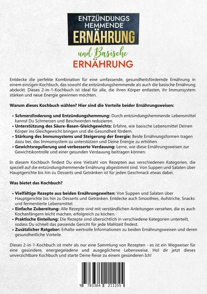 Produktbild: Entz&uuml;ndungshemmende Ern&auml;hrung und Basische Ern&auml;hrung