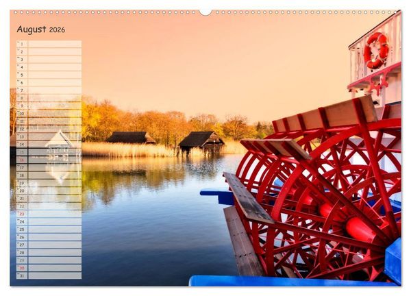 Produktbild: Lichtspiele auf der Halbinsel Dar&szlig; (Wandkalender 2026 DIN A2 quer), CALVENDO Monatskalender