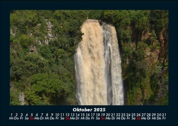 Produktbild: Wasserf&auml;lle 2025 Fotokalender DIN A5