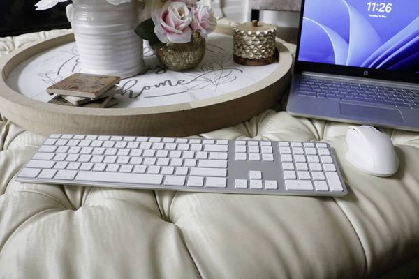 Produktbild: Matias FK416DCS-DE Wireless USB-C&reg; Keyboard for Mac Kabellos Tastatur Deutsch, QWERTZ, Mac Silber