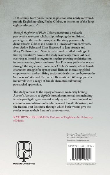 Produktbild: Through the fiction of Phebe Gibbes (1764-90)