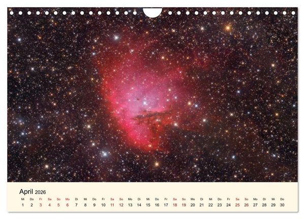 Produktbild: Distant Luminosity: Eine fotografische Reise durch das Universum (Wandkalender 2026 DIN A4 quer), CALVENDO Monatskalender