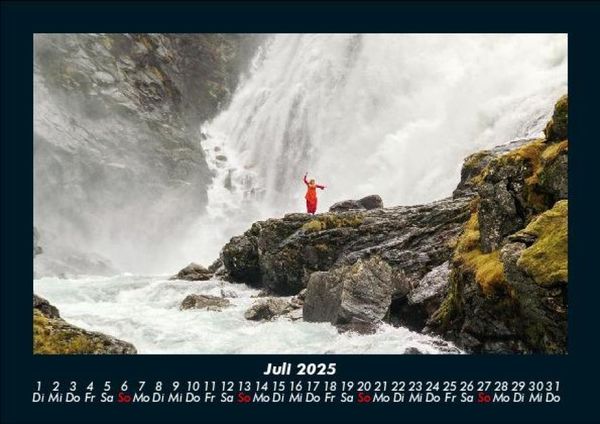 Produktbild: Wasserfälle 2025 Fotokalender DIN A5