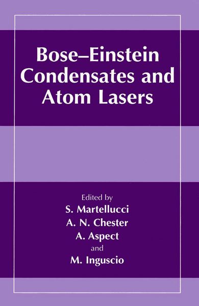Produktbild: Bose-Einstein Condensates and Atom Lasers
