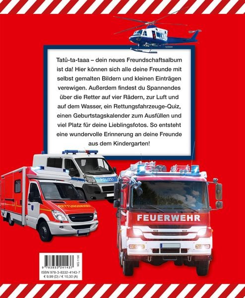 Produktbild: Rettungsfahrzeuge: Meine Kindergartenfreunde