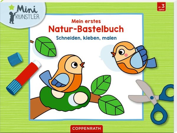 Produktbild: Mein 1. Natur-Bastelbuch - Schneiden, kl., m. (Mini-K&uuml;nstl.)