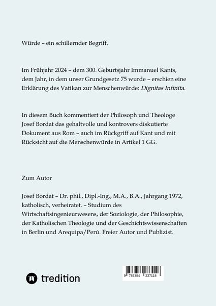 Produktbild: Unendliche W&uuml;rde