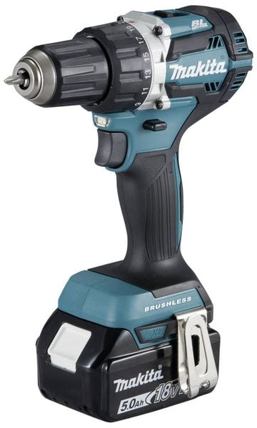 Makita DDF484RTJ Akku-Bohrschrauber 18 V 5 Ah Li-Ion inkl. 2. Akku, inkl. Koffer