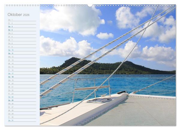 Produktbild: Katamaran-Tour (Wandkalender 2026 DIN A2 quer), CALVENDO Monatskalender