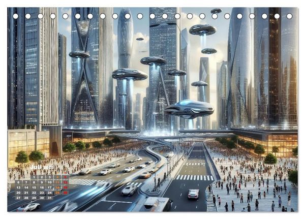 Produktbild: Fantasie und Science Fiction (Tischkalender 2026 DIN A5 quer), CALVENDO Monatskalender