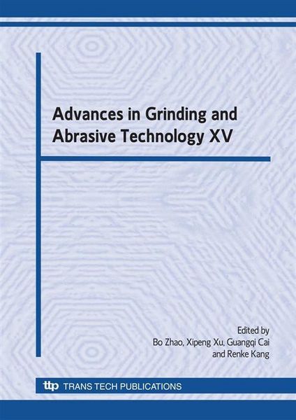 Produktbild: Advances in Grinding and Abrasive Technology XV