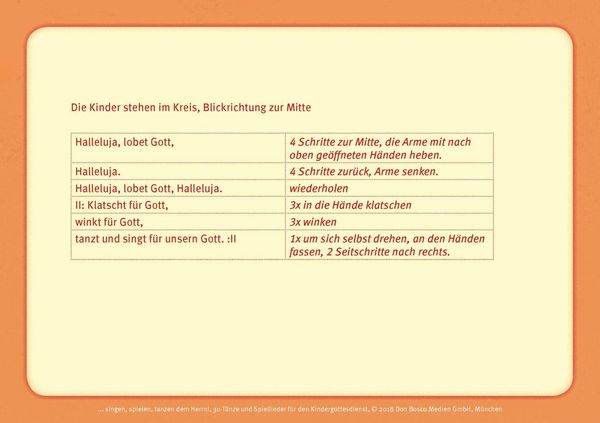Produktbild: ... singen, spielen, tanzen dem Herrn!