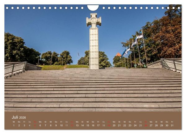 Produktbild: Tallinn - Streifzug durch die Altstadt (Wandkalender 2026 DIN A4 quer), CALVENDO Monatskalender