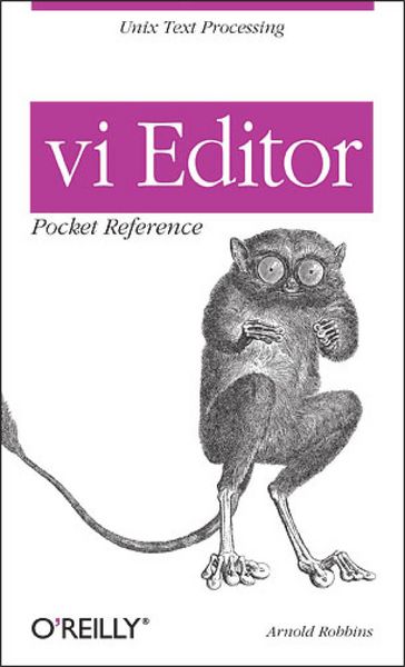 Produktbild: Vi Editor Pocket Reference