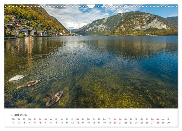 Produktbild: Hallstatt - Die Perle &Ouml;sterreichs (Wandkalender 2026 DIN A3 quer), CALVENDO Monatskalender
