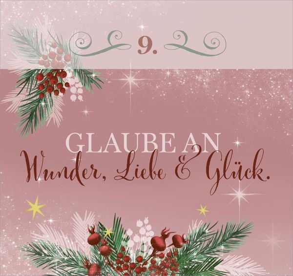 Produktbild: Postkarten-Adventskalender. Weihnachten ist, wenn das Herz nach Hause kommt