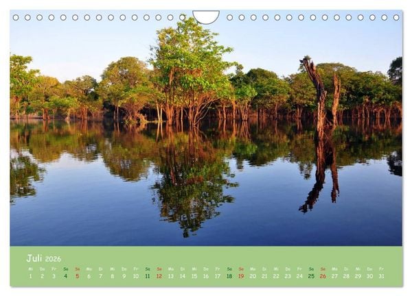 Produktbild: Am Amazonas (Wandkalender 2026 DIN A4 quer), CALVENDO Monatskalender