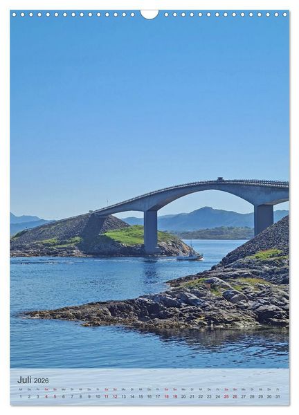 Produktbild: Unterwegs in Norwegen - Mit dem Wohnmobil an sch&ouml;nen Orten verweilen (Wandkalender 2026 DIN A3 hoch), CALVENDO Monatskalender