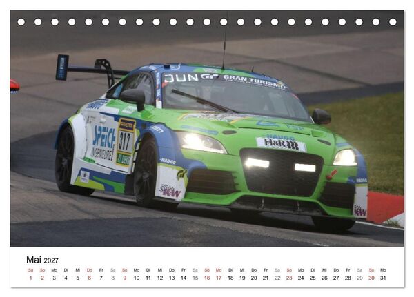 Produktbild: Die Vier Ringe im Motorsport (Tischkalender 2027 DIN A5 quer), CALVENDO Monatskalender