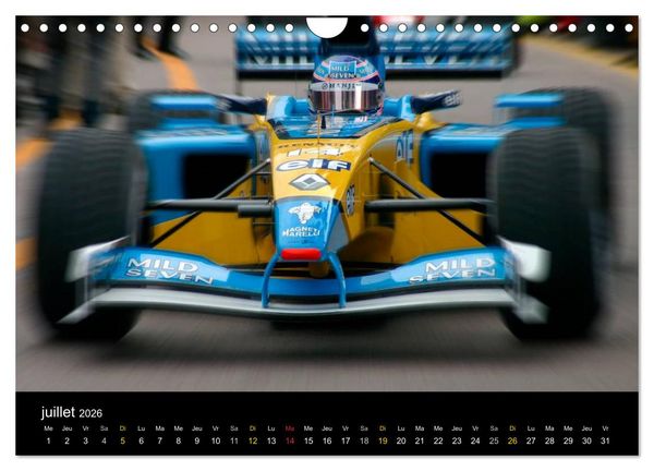 Produktbild: Stands de Formule 1 (Calendrier mural 2026 DIN A4 vertical), CALVENDO calendrier mensuel