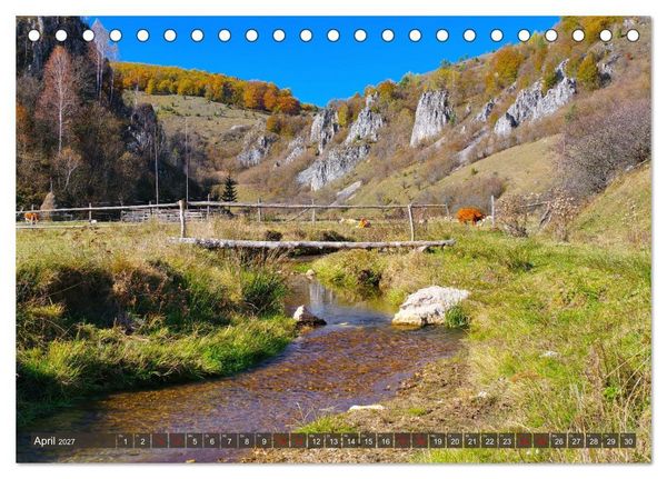 Produktbild: Fundatura Ponorului - Auf dem Via Transilvanica durch die Karpaten (Tischkalender 2027 DIN A5 quer), CALVENDO Monatskalender