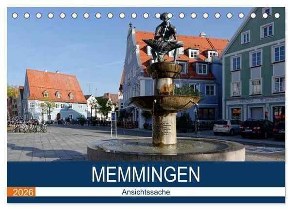 Produktbild: Memmingen - Ansichtssache (Tischkalender 2026 DIN A5 quer), CALVENDO Monatskalender