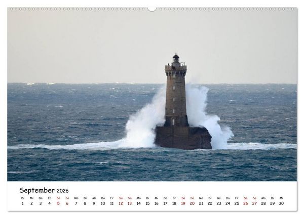 Produktbild: Bretagne. D&eacute;partement Finist&egrave;re - C&ocirc;te des Abers (hochwertiger Premium Wandkalender 2026 DIN A2 quer), Kunstdruck in Hochglanz