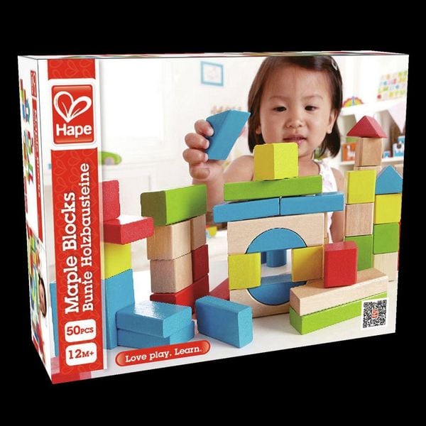 Produktbild: Bunte Holzbausteine