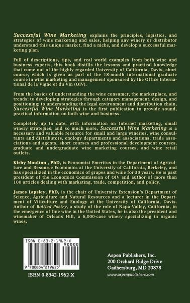 Produktbild: Successful Wine Marketing