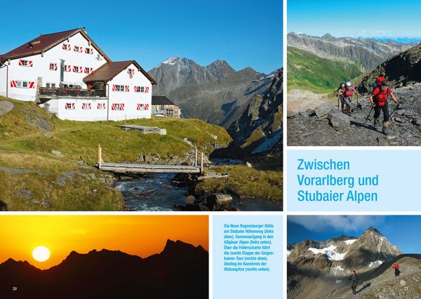 Hüttentreks Ostalpen – Bayern und Österreich
