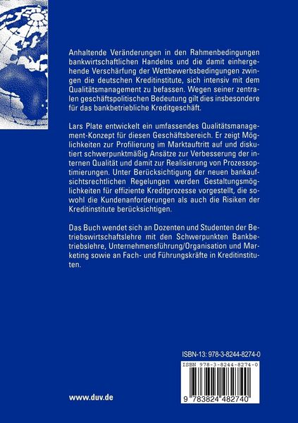 Produktbild: Qualit&auml;tsmanagement im bankbetrieblichen Kreditgesch&auml;ft