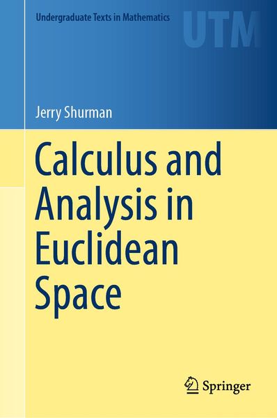 Produktbild: Calculus and Analysis in Euclidean Space