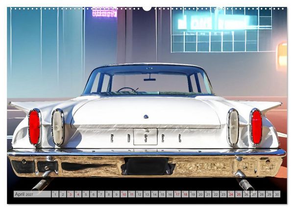Produktbild: US Classic Cars im Jet-Age (Wandkalender 2027 DIN A2 quer), CALVENDO Monatskalender